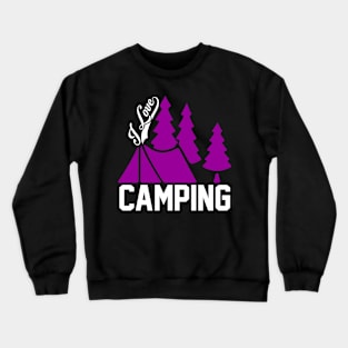 I Love Camping T Shirt For Women Men Crewneck Sweatshirt